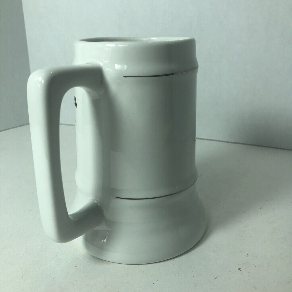 Mug Shanty Medieval Times Mug Beer Stein Tankard 6" Tall Joust Knights Horses B4 - Picture 3 of 7